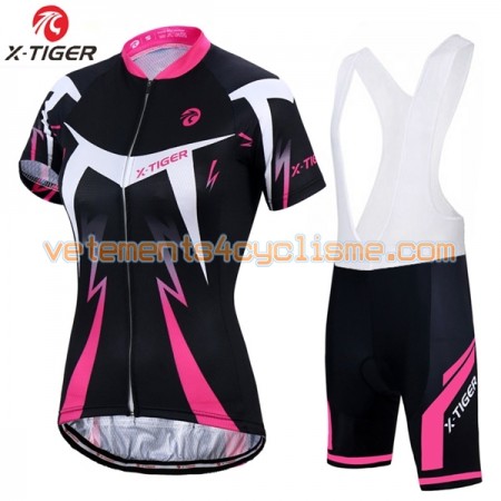 Tenue Cycliste et Cuissard à Bretelles Femme 2017 X-Tiger N005