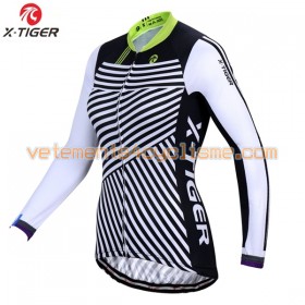 Maillot vélo Femme 2017 X-Tiger Manches Longues N003