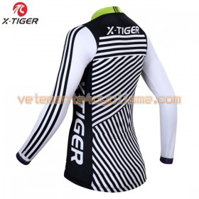 Maillot vélo Femme 2017 X-Tiger Manches Longues N003