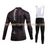 Tenue Cycliste Manches Longues et Collant à Bretelles 2017 Aozhidian N019