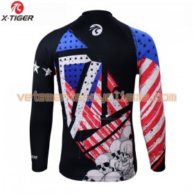 Maillot vélo 2017 X-Tiger Manches Longues N016