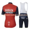 Tenue Cycliste et Cuissard à Bretelles 2017 Bahrain Merida N001