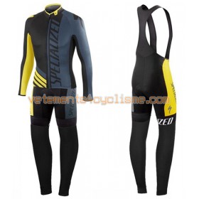 Tenue Cycliste Manches Longues et Collant à Bretelles 2016 Specialized N004
