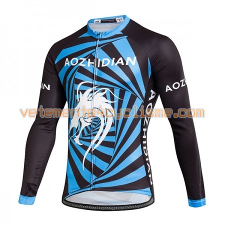 Maillot vélo 2017 Aozhidian Manches Longues N005