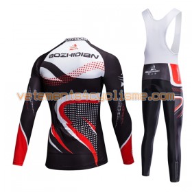 Tenue Cycliste Manches Longues et Collant à Bretelles 2017 Aozhidian N027