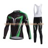 Tenue Cycliste Manches Longues et Collant à Bretelles 2017 Aozhidian N015