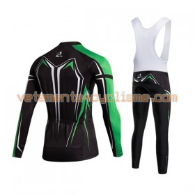 Tenue Cycliste Manches Longues et Collant à Bretelles 2017 Aozhidian N015