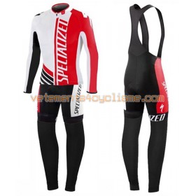 Tenue Cycliste Manches Longues et Collant à Bretelles 2016 Specialized N005