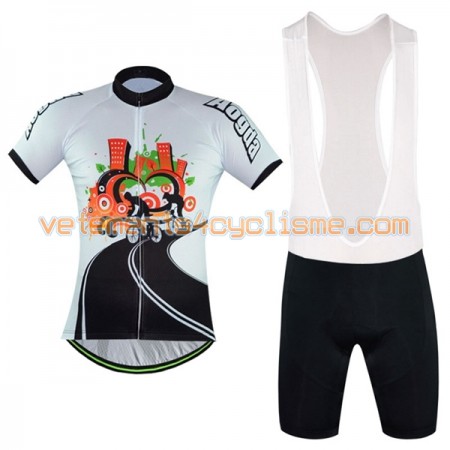 Tenue Cycliste et Cuissard à Bretelles 2017 Aogda N035