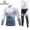 Tenue Cycliste Manches Longues et Collant à Bretelles 2017 Aozhidian N026