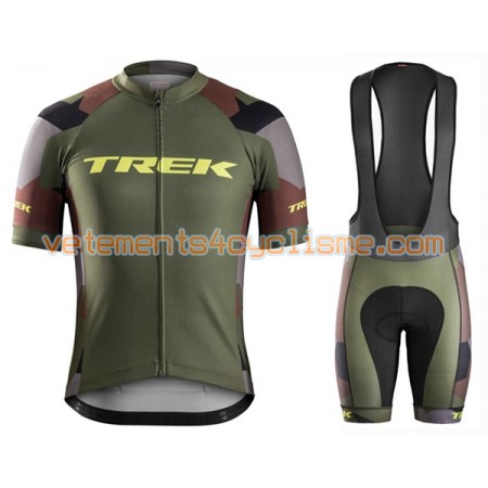 Tenue Cycliste et Cuissard à Bretelles 2016 Trek N004