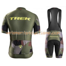 Tenue Cycliste et Cuissard à Bretelles 2016 Trek N004