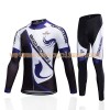 Tenue Cycliste Manches Longues et Collant Long 2017 Aozhidian N030