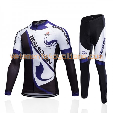 Tenue Cycliste Manches Longues et Collant Long 2017 Aozhidian N030