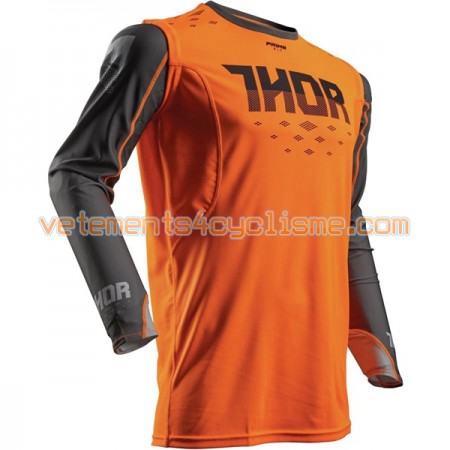 Maillots VTT/Motocross 2017 Thor Prime Fit Rohl Manches Longues N004