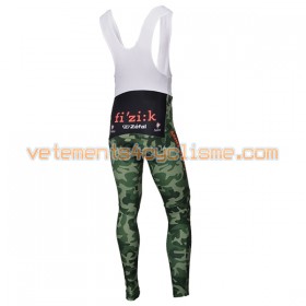 Tenue Cycliste Manches Longues et Collant à Bretelles 2017 Armee De Terre Hiver Thermal Fleece N001