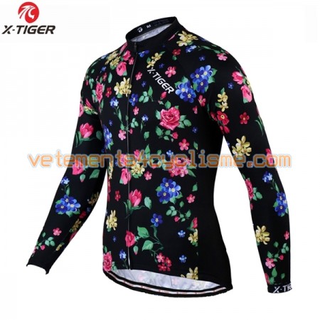 Maillot vélo 2017 X-Tiger Manches Longues N008