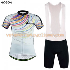 Tenue Cycliste et Cuissard à Bretelles 2017 Aogda N020