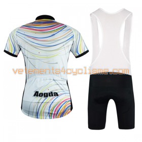 Tenue Cycliste et Cuissard à Bretelles 2017 Aogda N020