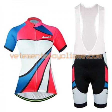 Tenue Cycliste et Cuissard à Bretelles Femme 2017 Aogda N004