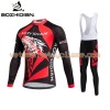 Tenue Cycliste Manches Longues et Collant à Bretelles 2017 Aozhidian N003