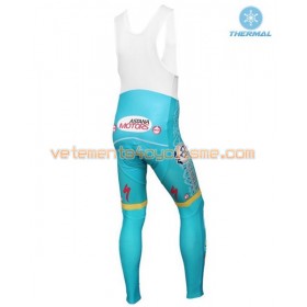 Collant à Bretelles 2016 Astana Pro Team Hiver Thermal Fleece N001