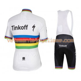 Tenue Cycliste et Cuissard à Bretelles 2016 Tinkoff N003