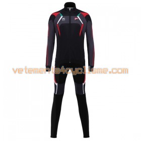 Tenue Cycliste Manches Longues et Collant à Bretelles 2017 Ducati Corse N001