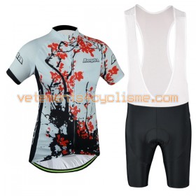 Tenue Cycliste et Cuissard à Bretelles Femme 2017 Aogda N007