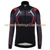 Tenue Cycliste Manches Longues et Collant à Bretelles 2017 Ducati Corse Hiver Thermal Fleece N001