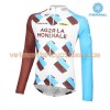 Maillot vélo 2016 AG2R La Mondiale Hiver Thermal Fleece N001