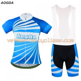 Tenue Cycliste et Cuissard à Bretelles 2017 Aogda N038