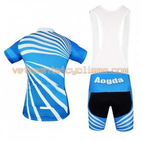 Tenue Cycliste et Cuissard à Bretelles 2017 Aogda N038