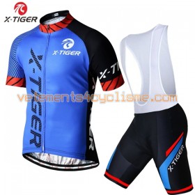 Tenue Cycliste et Cuissard à Bretelles 2017 X-Tiger N022
