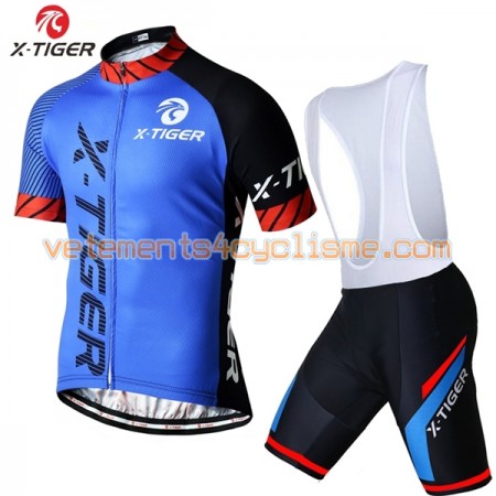 Tenue Cycliste et Cuissard à Bretelles 2017 X-Tiger N022