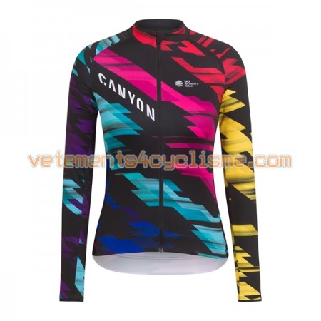 Maillot vélo Femme 2017 Canyon Sram Racing Manches Longues N001