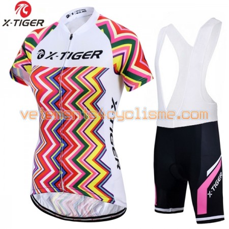 Tenue Cycliste et Cuissard à Bretelles Femme 2017 X-Tiger N007