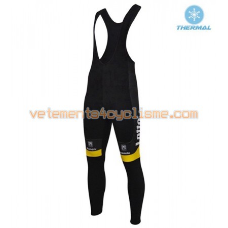 Collant à Bretelles 2016 LottoNL-Jumbo Hiver Thermal Fleece N001