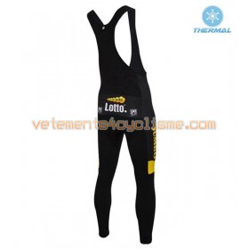 Collant à Bretelles 2016 LottoNL-Jumbo Hiver Thermal Fleece N001