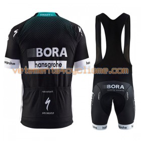 Tenue Cycliste et Cuissard à Bretelles Femme 2017 Bora-Hansgrohe N001