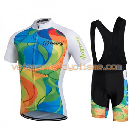 Tenue Cycliste et Cuissard à Bretelles 2016 Baishiqi N004