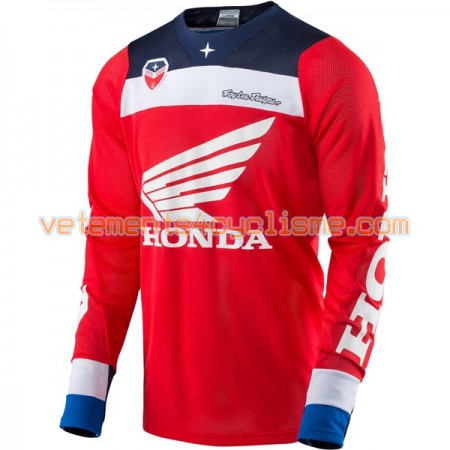 Maillots VTT/Motocross 2017 Troy Lee Designs TLD SE Air Corsa Honda Manches Longues N001
