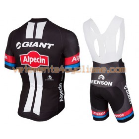 Tenue Cycliste et Cuissard à Bretelles 2016 Giant-Alpecin N001