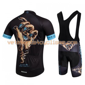 Tenue Cycliste et Cuissard à Bretelles 2016 Baishiqi N006