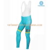 Tenue Cycliste Manches Longues et Collant à Bretelles 2016 Astana Pro Team Hiver Thermal Fleece N001