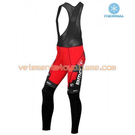 Collant à Bretelles 2016 BMC Racing Team Hiver Thermal Fleece N001