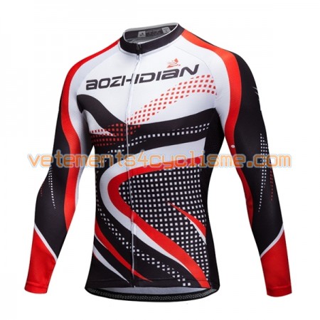 Maillot vélo 2017 Aozhidian Manches Longues N027