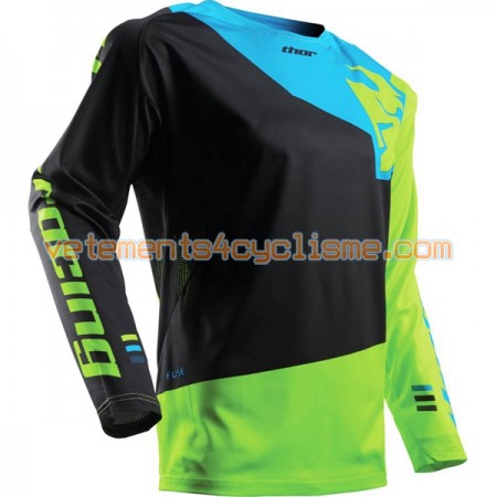 Maillots VTT/Motocross 2017 Thor Fuse Pinin Manches Longues N001