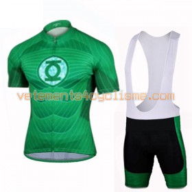 Tenue Cycliste et Cuissard à Bretelles 2017 Super Hero Brand N008