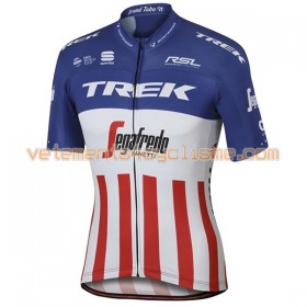 Tenue Cycliste et Cuissard à Bretelles 2017 Trek-Segafredo Championnat de États Unis